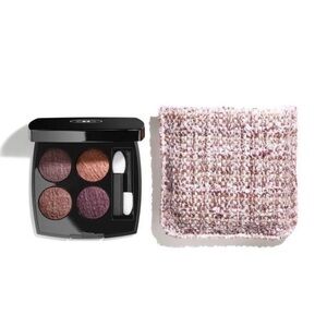 New CHANEL Les 4 Ombres Tweed 02 Tweed Pourpre Limited Edition Eyeshadow